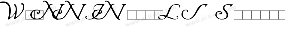 Wrenn Initials Shadowed Cond字体转换